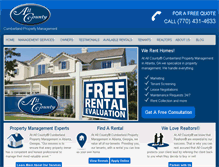 Tablet Screenshot of allcountycumberland.com